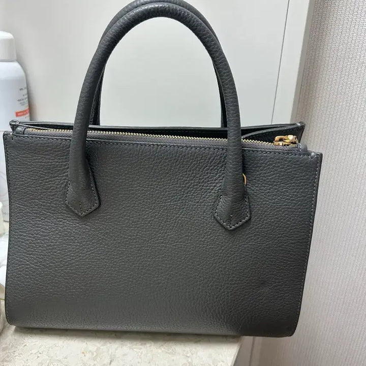 [BUNJANG] Couronne Tote Bag - Gray / 쿠론 토트백 그레이
