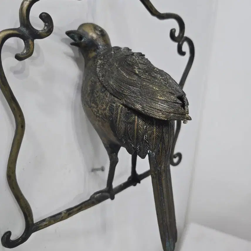 [BUNJANG] Iron Pheasant Incense Burner / 꿩향로  향합 향통