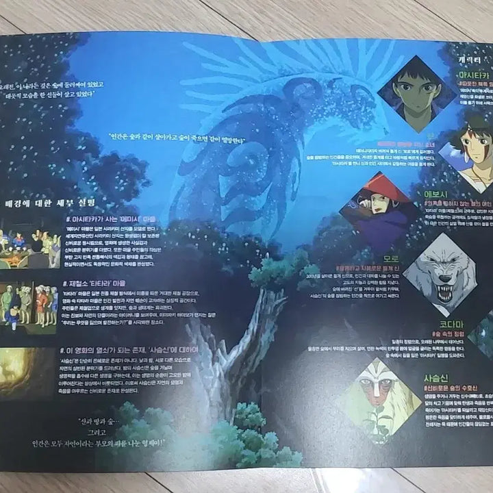 [BUNJANG] Princess Mononoke Archive Flyer / 모노노케히메 아카이브전단