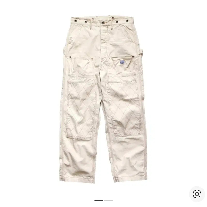 [BUNJANG] Kapital Thin Canvas Lumber Pants Kinaru (Off-White) 0 Size / (새상품)캐피탈 씬 캠버스 럼버 팬츠 키나리 0사이즈 팔아요