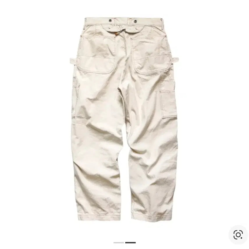 [BUNJANG] Kapital Thin Canvas Lumber Pants Kinaru (Off-White) 0 Size / (새상품)캐피탈 씬 캠버스 럼버 팬츠 키나리 0사이즈 팔아요