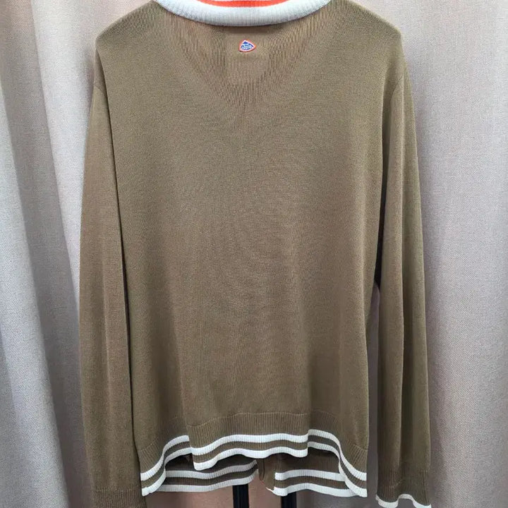 [BUNJANG] Louis Castel Knit Zip-up Cardigan Brown / 루이 카스텔 집업 니트 가디건 브라운