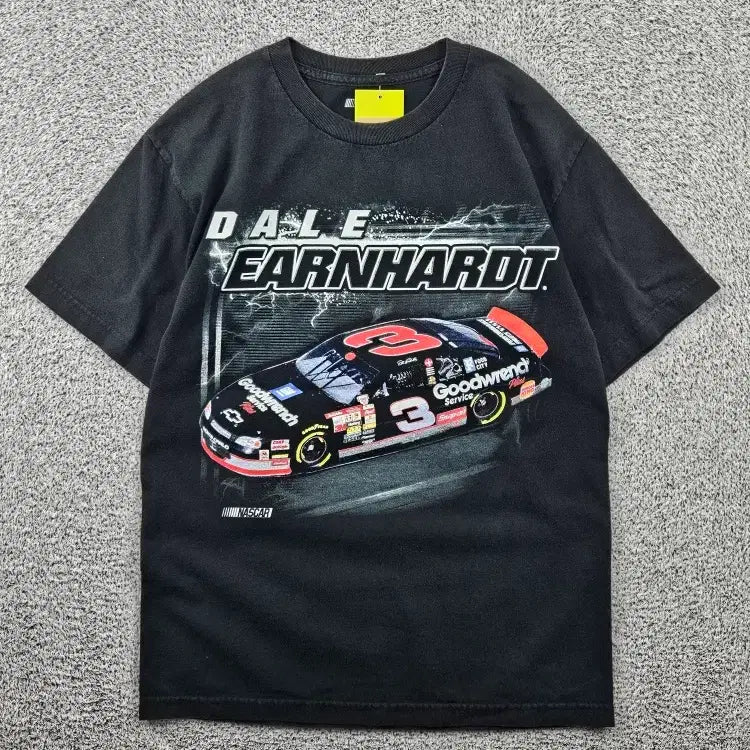 [BUNJANG] NASCAR Racing Black T-shirt (Size M) / 나스카 레이싱 반팔 티셔츠 ( M ) / 11996