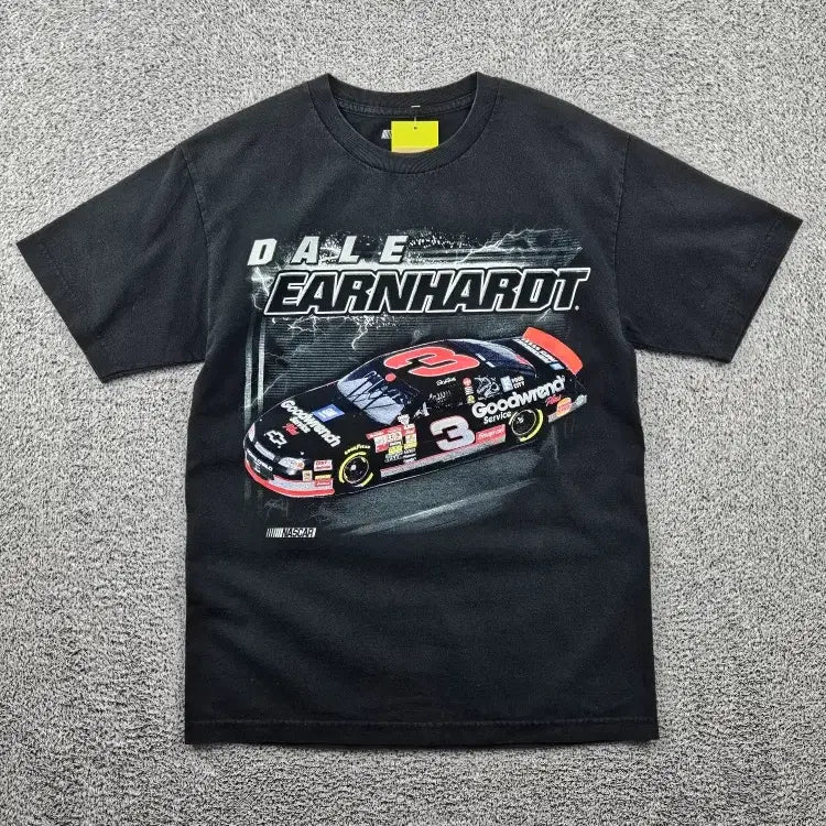[BUNJANG] NASCAR Racing Black T-shirt (Size M) / 나스카 레이싱 반팔 티셔츠 ( M ) / 11996