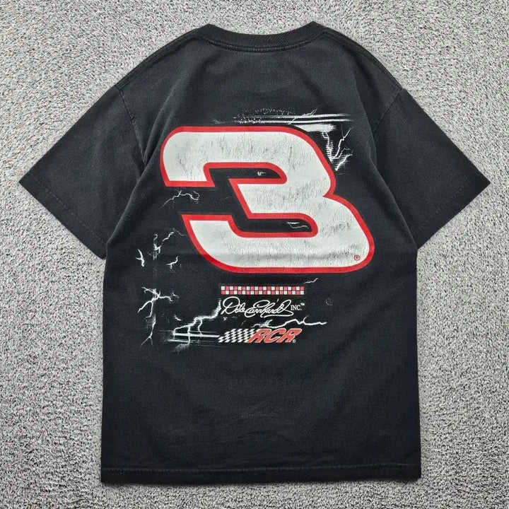 [BUNJANG] NASCAR Racing Black T-shirt (Size M) / 나스카 레이싱 반팔 티셔츠 ( M ) / 11996