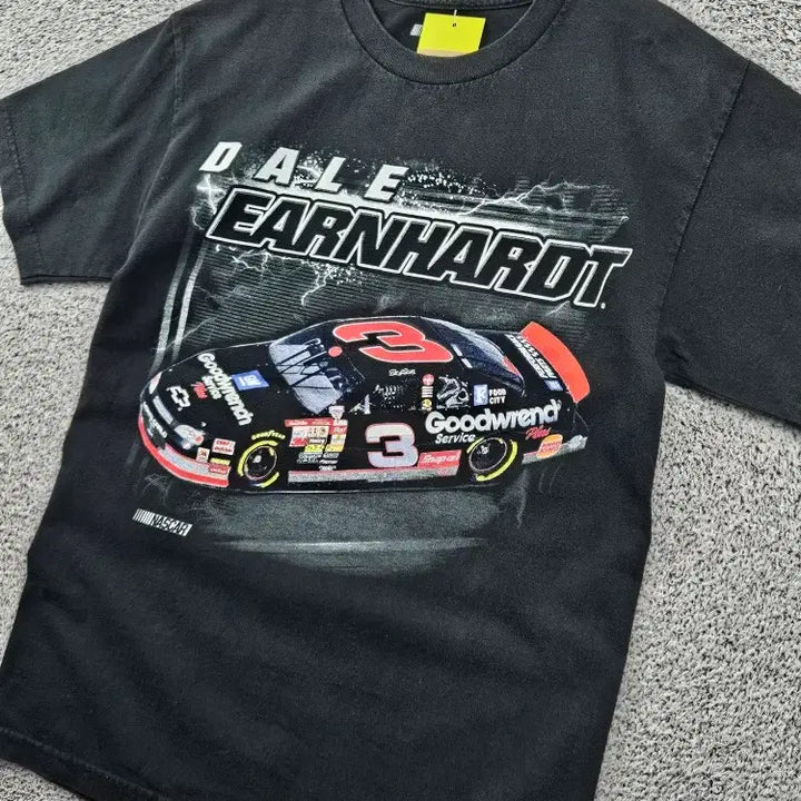 [BUNJANG] NASCAR Racing Black T-shirt (Size M) / 나스카 레이싱 반팔 티셔츠 ( M ) / 11996