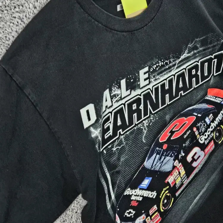 [BUNJANG] NASCAR Racing Black T-shirt (Size M) / 나스카 레이싱 반팔 티셔츠 ( M ) / 11996