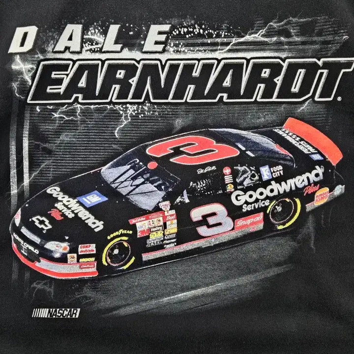 [BUNJANG] NASCAR Racing Black T-shirt (Size M) / 나스카 레이싱 반팔 티셔츠 ( M ) / 11996