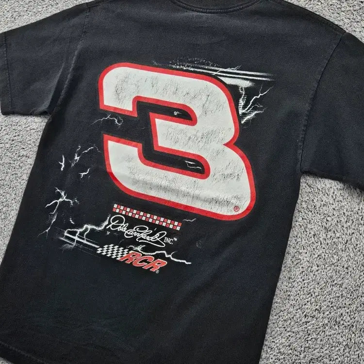 [BUNJANG] NASCAR Racing Black T-shirt (Size M) / 나스카 레이싱 반팔 티셔츠 ( M ) / 11996