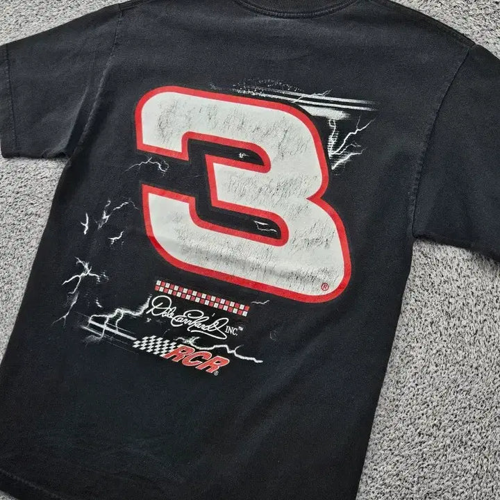 [BUNJANG] NASCAR Racing Black T-shirt (Size M) / 나스카 레이싱 반팔 티셔츠 ( M ) / 11996