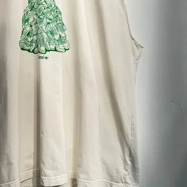 [BUNJANG] Adidas Stan Unite Custom Sleeveless T-Shirt / XL 아디다스 스탠 유나이트 커스텀 민소매 티 화이트