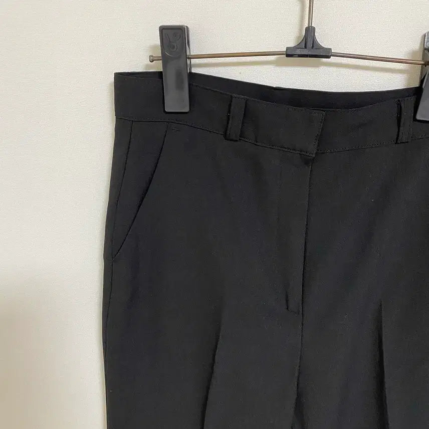 [BUNJANG] Melrose Mood Black Bootcut Slacks / S 멜로즈무드 제작 여름 블랙 부츠컷슬랙스