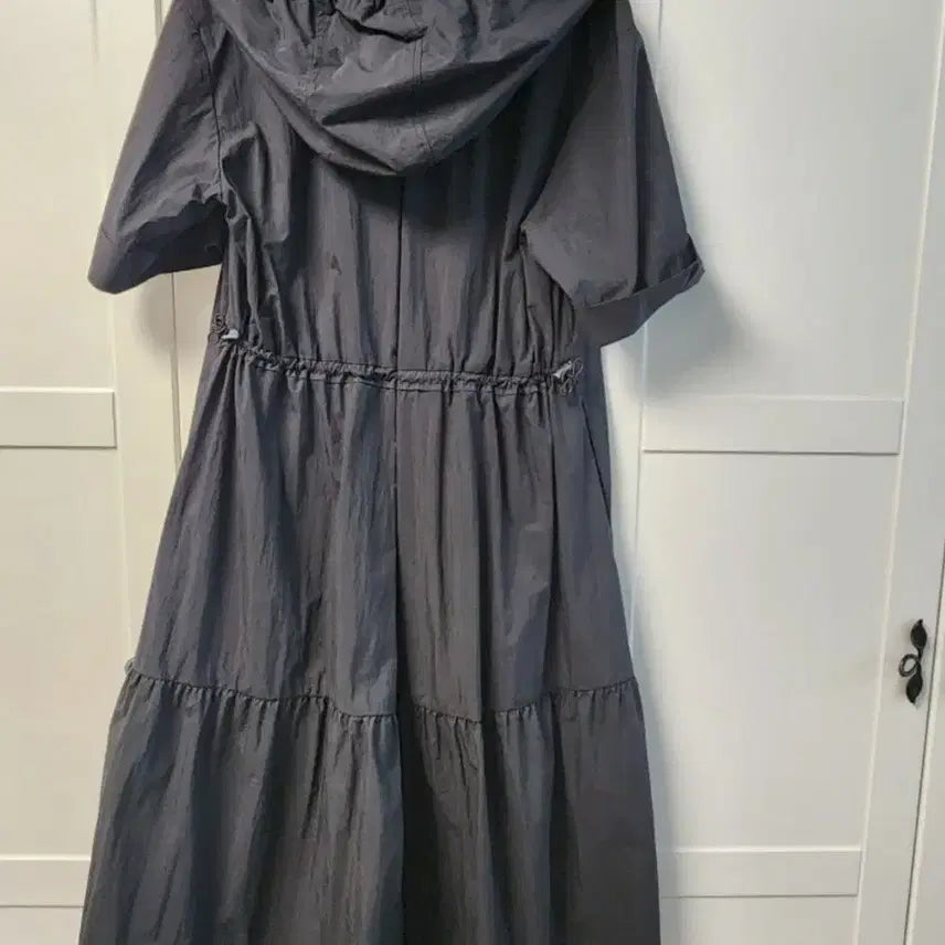 [BUNJANG] Vov Black Hooded A-line Dress / 보브원피스