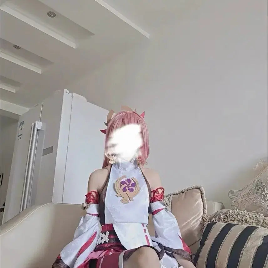 [BUNJANG] Genshin Impact Yae Miko Cosplay Full Set / 원신 야에 미코 코스프레 풀세트