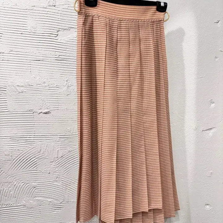 [BUNJANG] Missa Chiffon Pleated Wrap Skirt / 미샤 쉬폰 주름 랩스커트