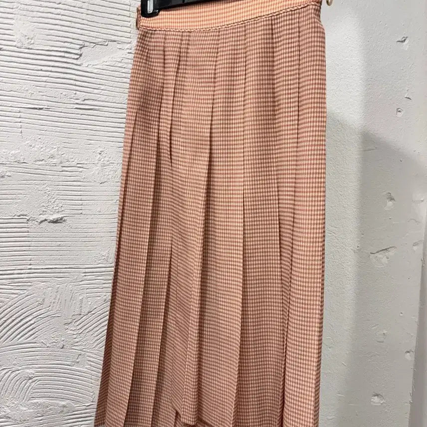 [BUNJANG] Missa Chiffon Pleated Wrap Skirt / 미샤 쉬폰 주름 랩스커트