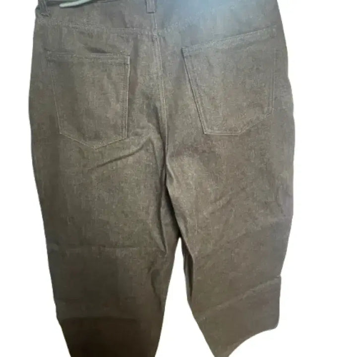 [BUNJANG] 86Road One Tuck Wide Denim Brown 32 / 미사용) 86로드 원턱 와이드 데님 브라운 32