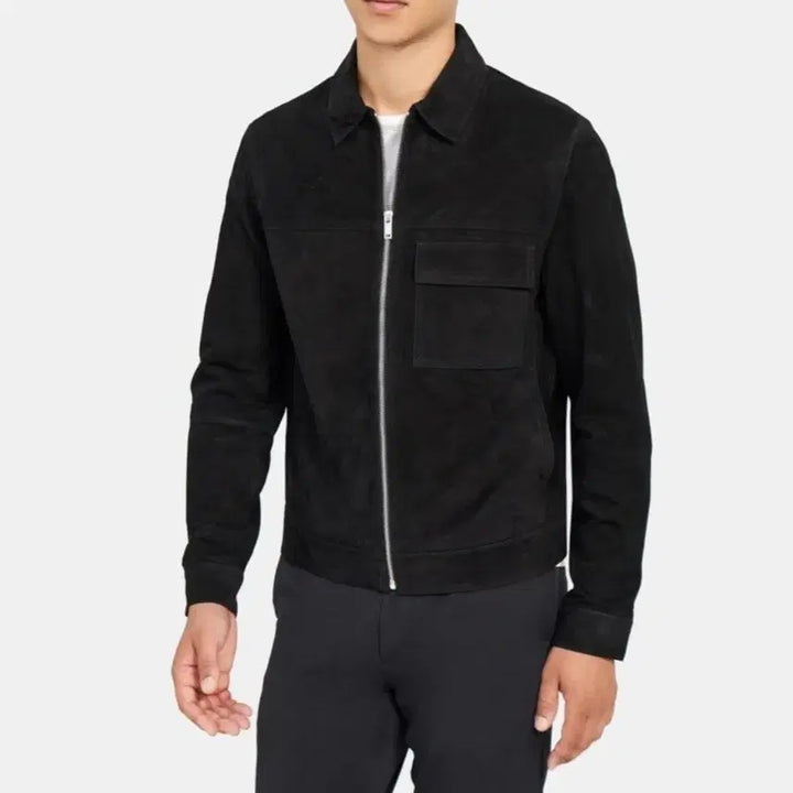 [BUNJANG] Theory Jamie Goat Suede Jacket / (상태S)띠어리 염소가죽 스웨이드자켓(100~105)