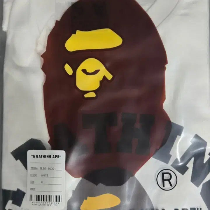 [BUNJANG] BAPE T-shirt Black/White / 베이프 반팔티 블랙/화이트