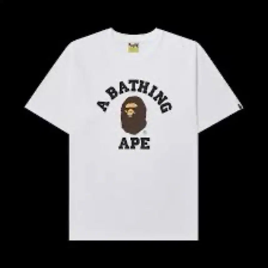 [BUNJANG] BAPE T-shirt Black/White / 베이프 반팔티 블랙/화이트