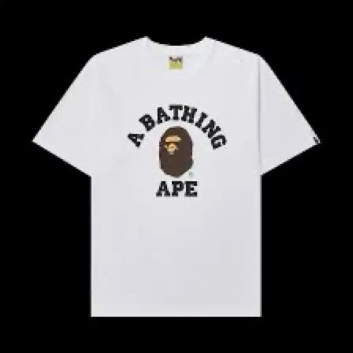 [BUNJANG] BAPE T-shirt Black/White / 베이프 반팔티 블랙/화이트