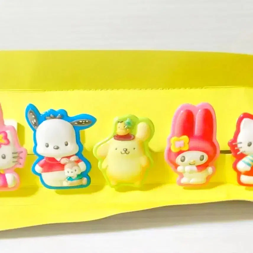 [BUNJANG] Sanrio My Melody &amp; Hello Kitty Clip Set / 산리오 캐릭터 집게 세트, 마이멜로디 집게,키티 집게