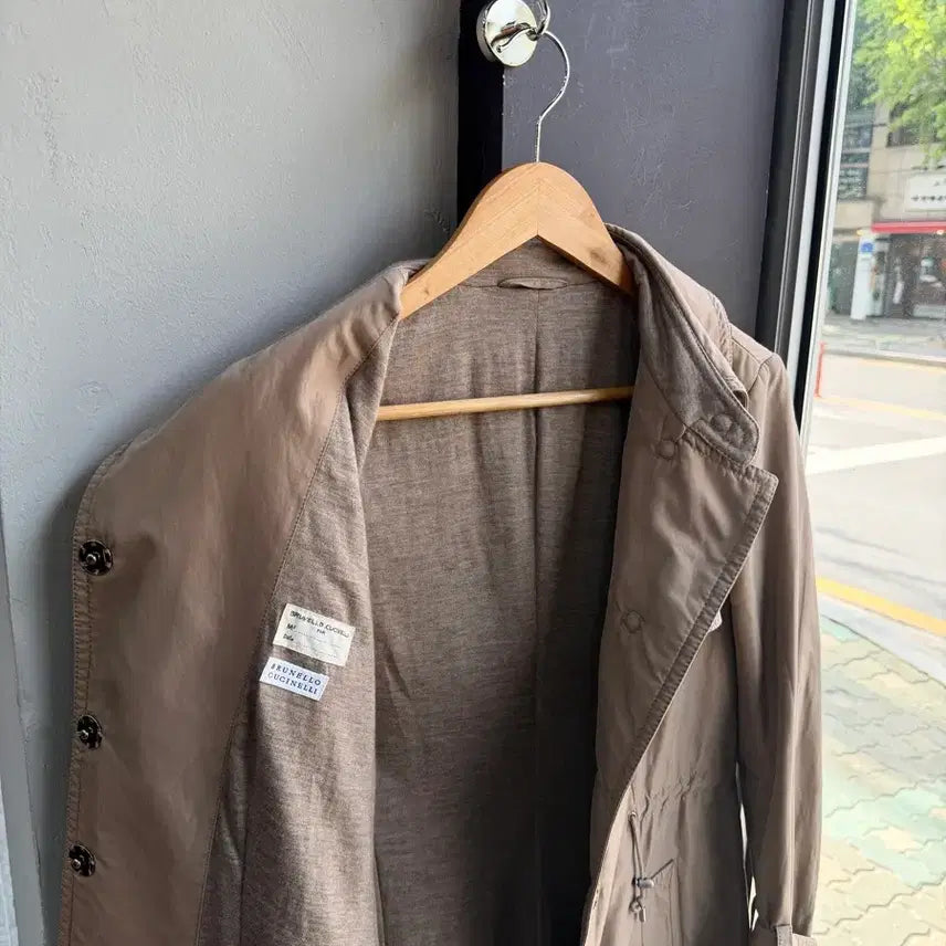 [BUNJANG] Brunello Cucinelli Cashmere Blended Panel Coat / IT44/ 브루넬로 쿠치넬리 캐시미어 블렌딩 패널 코트