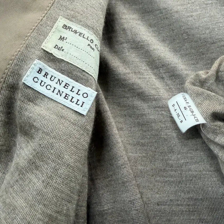 [BUNJANG] Brunello Cucinelli Cashmere Blended Panel Coat / IT44/ 브루넬로 쿠치넬리 캐시미어 블렌딩 패널 코트