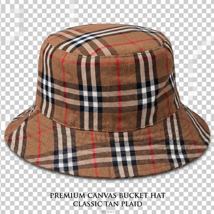 [BUNJANG] Burberry Vintage Check Bucket Hat / 명품 버버리(BURBERRY 정품)클래식체크 빈티지 버킷햇 페도라 모자