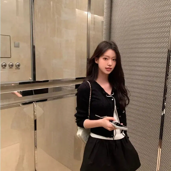 [SOLD OUT] 르플레인 cots knit cardigan, pino skirts