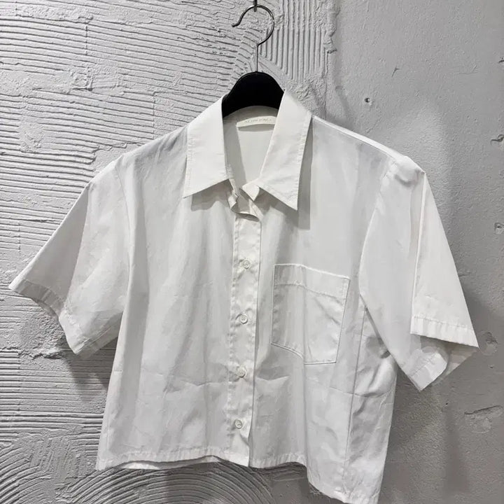 [BUNJANG] At the Bay, Cotton Crop Shirt / 앳더베이글 코튼 크롭 셔츠