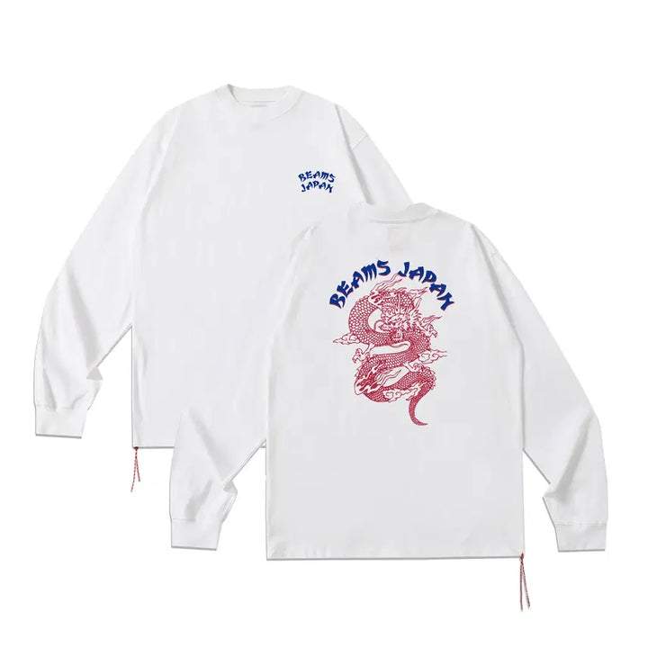 [BUNJANG] Beams Japan Over Printing Long Sleeve T-Shirt / 빔즈재팬 오버 프린팅 롱슬리브 12종 특가