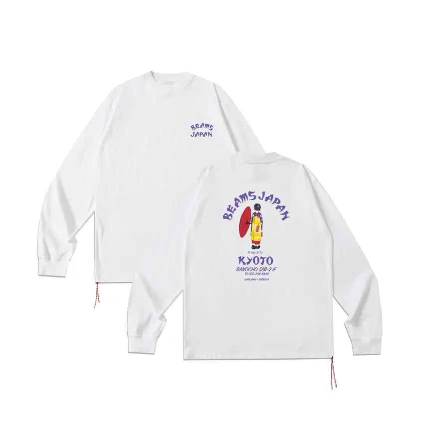 [BUNJANG] Beams Japan Over Printing Long Sleeve T-Shirt / 빔즈재팬 오버 프린팅 롱슬리브 12종 특가