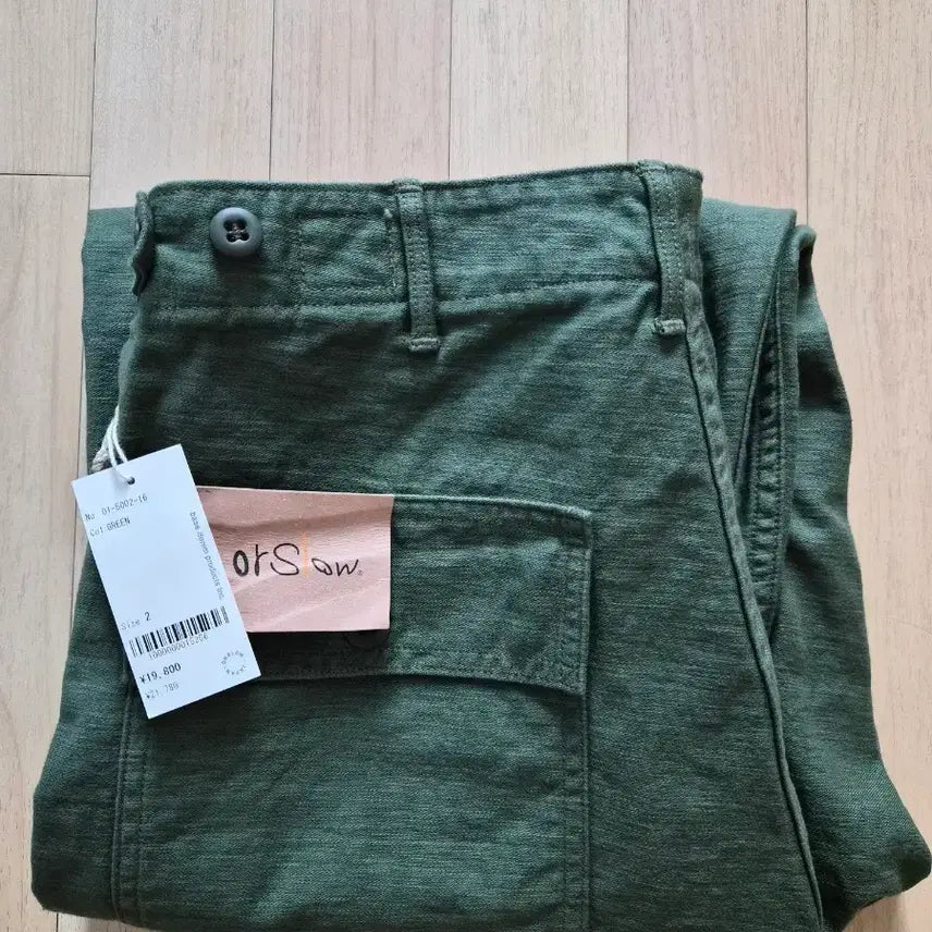 [SOLD OUT] 오어슬로우 레귤러, 오리지널핏 퍼티그 팬츠 2 사이즈 새상품