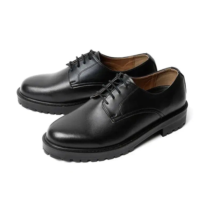 [BUNJANG] Customade 4.5cm Commando Derby Shoes / [260] 커스텀에이드 4.5cm 소가죽 코만도 더비 슈즈 구두 컴포트