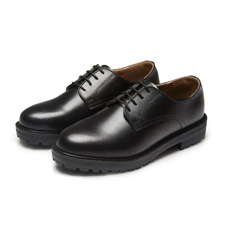 [BUNJANG] Customade 4.5cm Commando Derby Shoes / [260] 커스텀에이드 4.5cm 소가죽 코만도 더비 슈즈 구두 컴포트