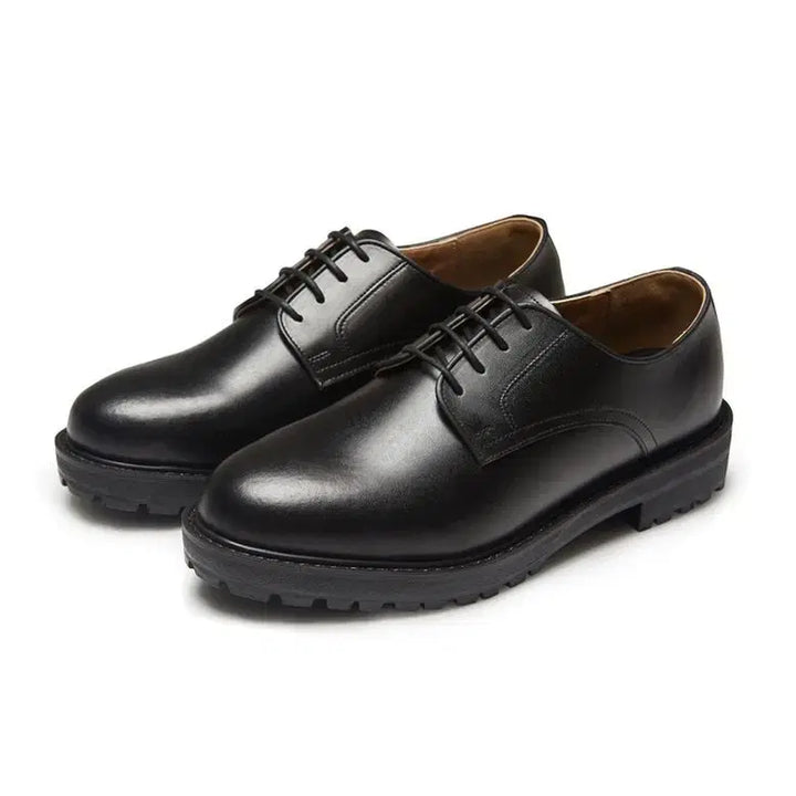[BUNJANG] Customade 4.5cm Commando Derby Shoes / [260] 커스텀에이드 4.5cm 소가죽 코만도 더비 슈즈 구두 컴포트