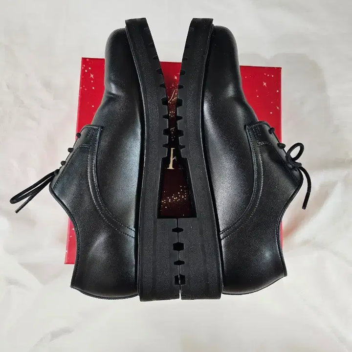 [BUNJANG] Customade 4.5cm Commando Derby Shoes / [260] 커스텀에이드 4.5cm 소가죽 코만도 더비 슈즈 구두 컴포트