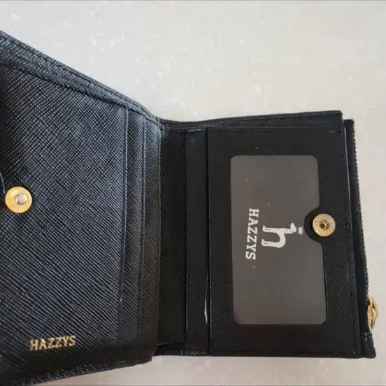 [BUNJANG] Hazzys Black Bifold Wallet / 헤지스 블랙 반지갑