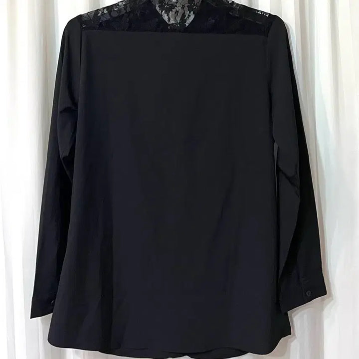 [BUNJANG] Milli Mile Black Lace Shirt / (새상품) Milli Mile 블랙 레이스 셔츠 90 55-66