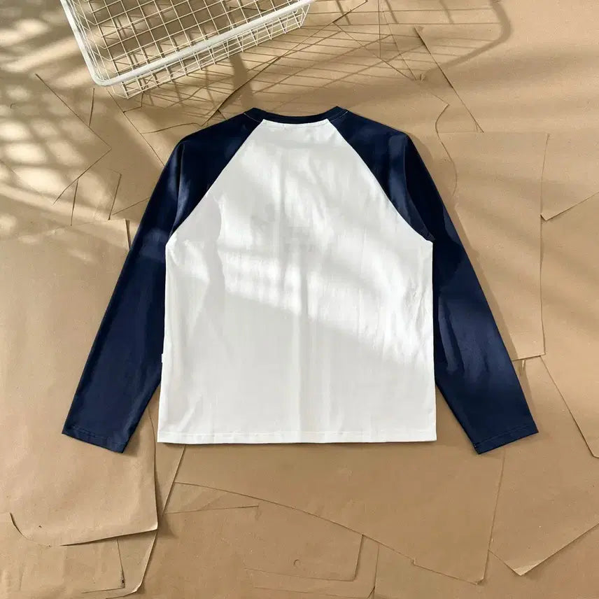 [BUNJANG] Nautica Japan Raglan Long Sleeve Shirt / 노티카재팬 나그랑 배색 롱슬리브 s~xl 특가 새상품