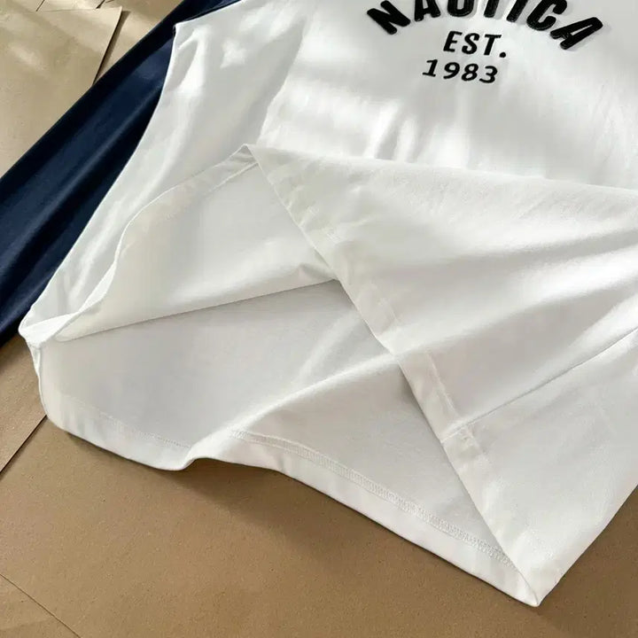 [BUNJANG] Nautica Japan Raglan Long Sleeve Shirt / 노티카재팬 나그랑 배색 롱슬리브 s~xl 특가 새상품