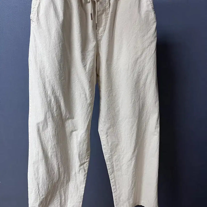 [SOLD OUT] 수아레 린넨라이크 세미와이드 밴딩팬츠 M 네츄럴