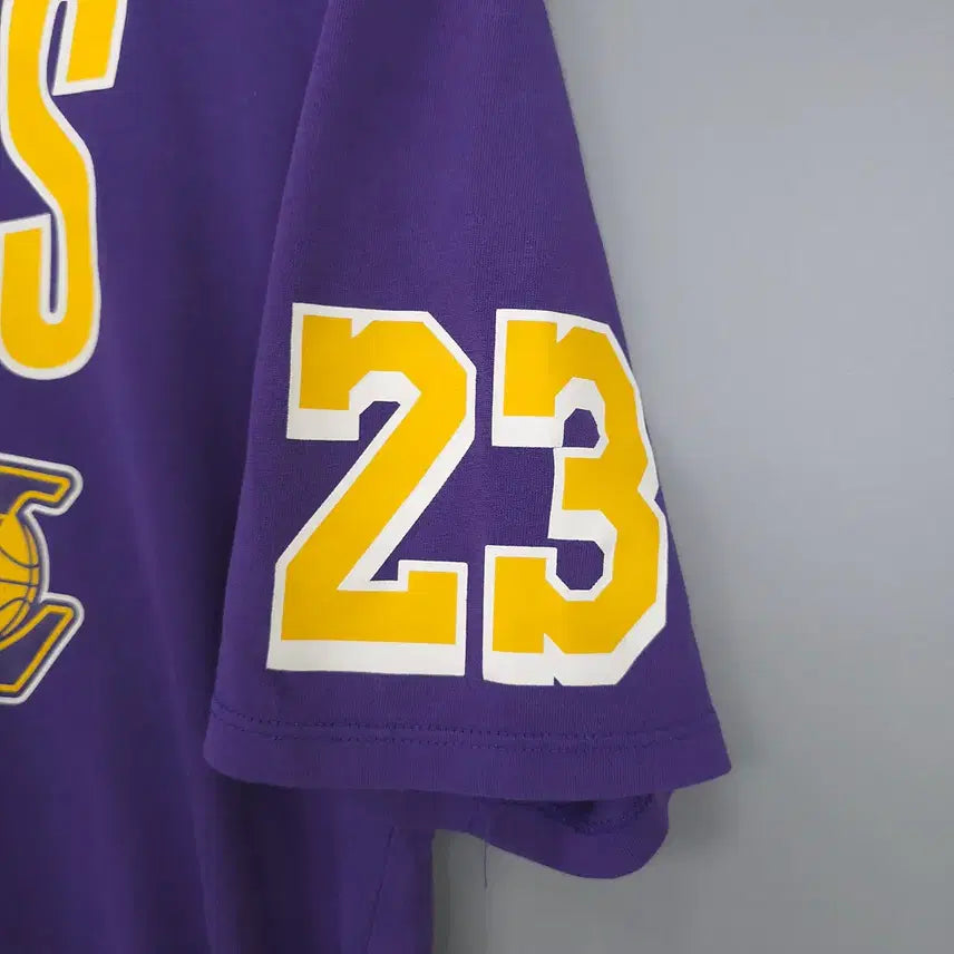 [BUNJANG] Nike LeBron James Lakers Short Sleeve T-shirt / 나이키 Nike NBA 르브론 제임스 레이커스 반팔티 퍼플 M