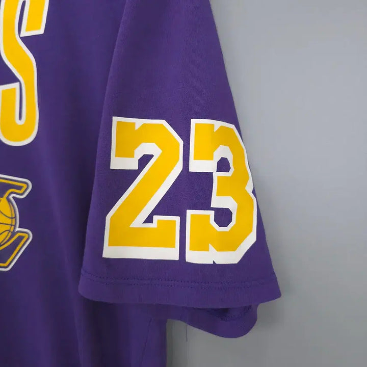 [BUNJANG] Nike LeBron James Lakers Short Sleeve T-shirt / 나이키 Nike NBA 르브론 제임스 레이커스 반팔티 퍼플 M