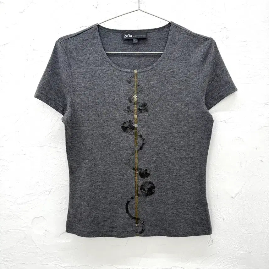 [BUNJANG] Zeta Sequin T-Shirt / zeta 스팽글 티셔츠