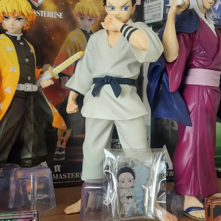 [BUNJANG] Demon Slayer Douma, Hakuji, Zenitsu Acrylic Keyring / 귀멸의 칼날 제일복권 번개의 형제 F상 도우마 하쿠지 젠이츠 아크릴 키링