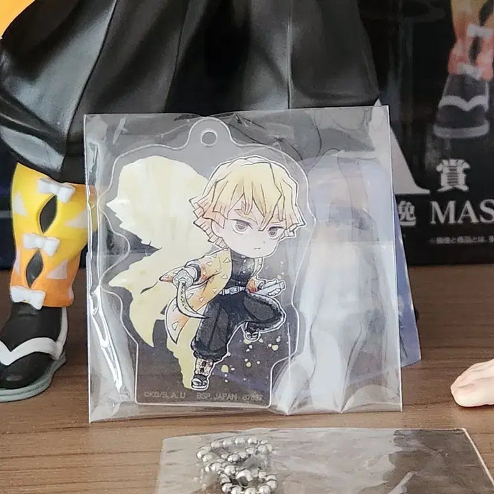 [BUNJANG] Demon Slayer Douma, Hakuji, Zenitsu Acrylic Keyring / 귀멸의 칼날 제일복권 번개의 형제 F상 도우마 하쿠지 젠이츠 아크릴 키링
