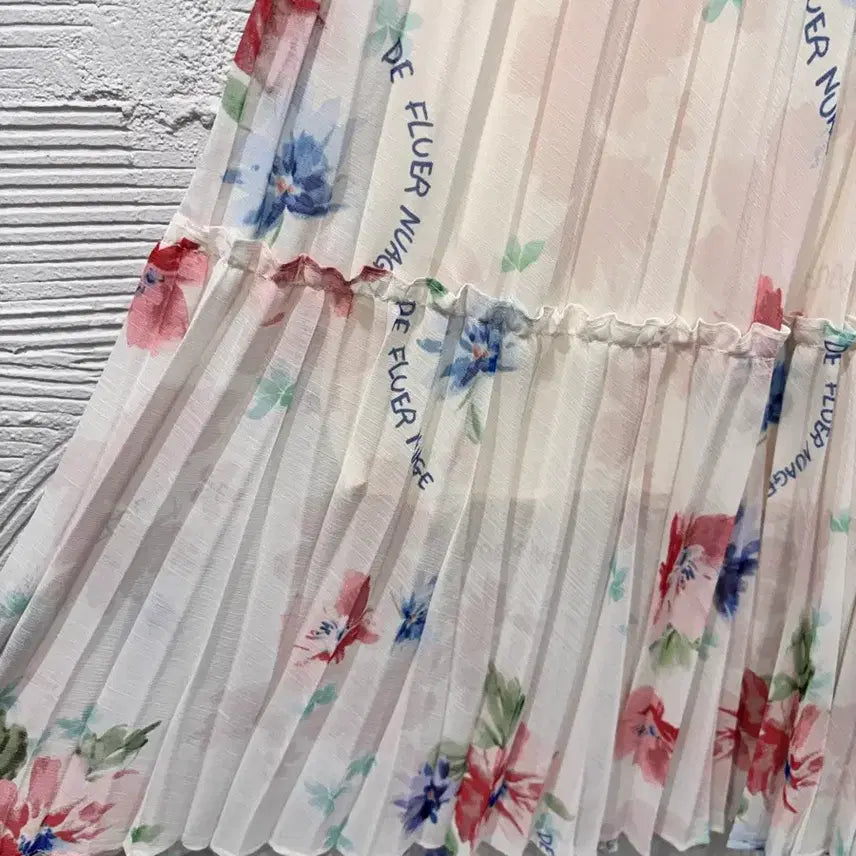 [BUNJANG] Zooc Chiffon Pleated Skirt / 주크 쉬폰 주름 스커트