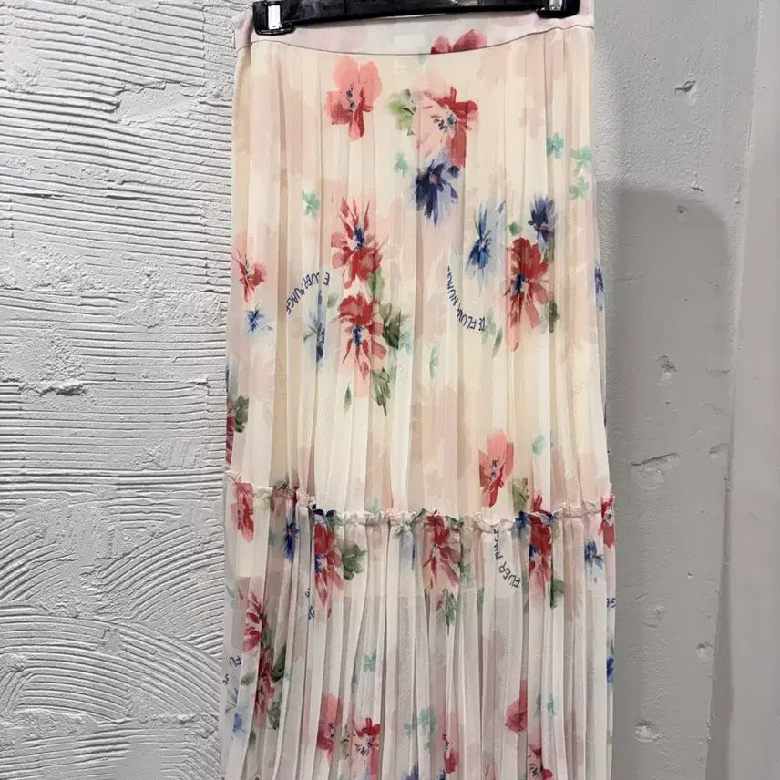 [BUNJANG] Zooc Chiffon Pleated Skirt / 주크 쉬폰 주름 스커트